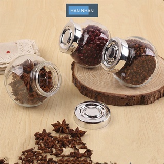 Hũ thủy tinh đáy nghiêng 180ml đựng gia vị