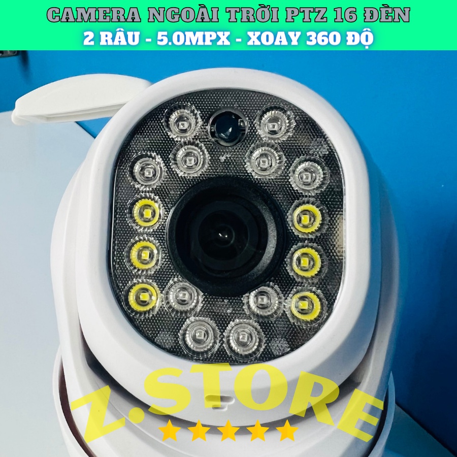 Camera IP Yoosee Ngoài Trời PTZ 16LED 3.0Mpx FULL HD Tiếng Việt VÀThẻ 32Gb Yoosee