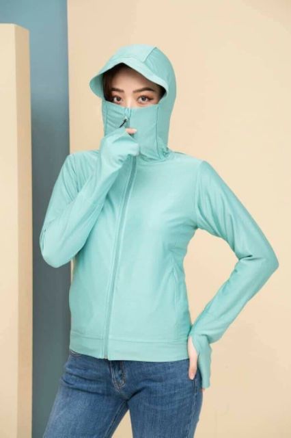 Áo chống nắng nữ 2 lớp vải chống tia uv, thoáng mát dáng ngắn | BigBuy360 - bigbuy360.vn