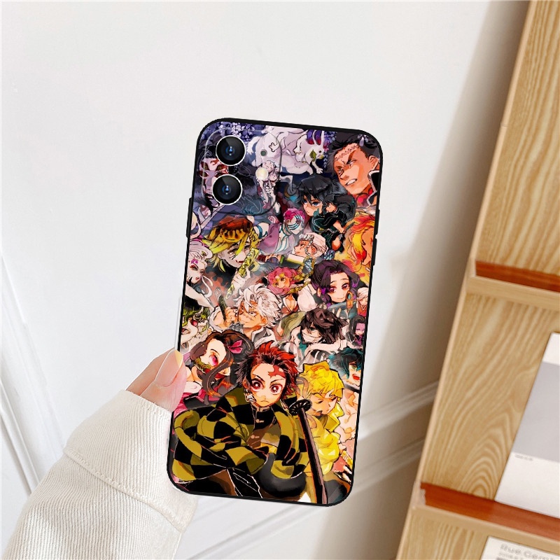 Ốp Điện Thoại Dẻo Họa Tiết Hoạt Hình Ghost Slayer Cho IPhone 13 12 11 Pro Max X XS XR XSmax 6 7 8 Plus SE 2020