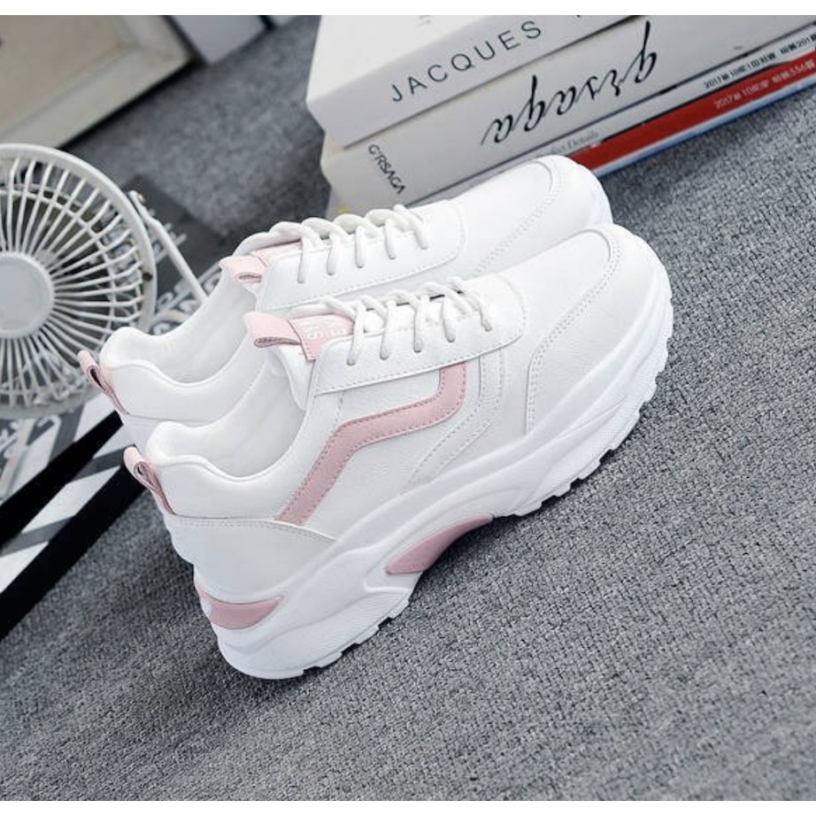 Giày Thể Thao Giày Sneaker Nữ phối đơn giản