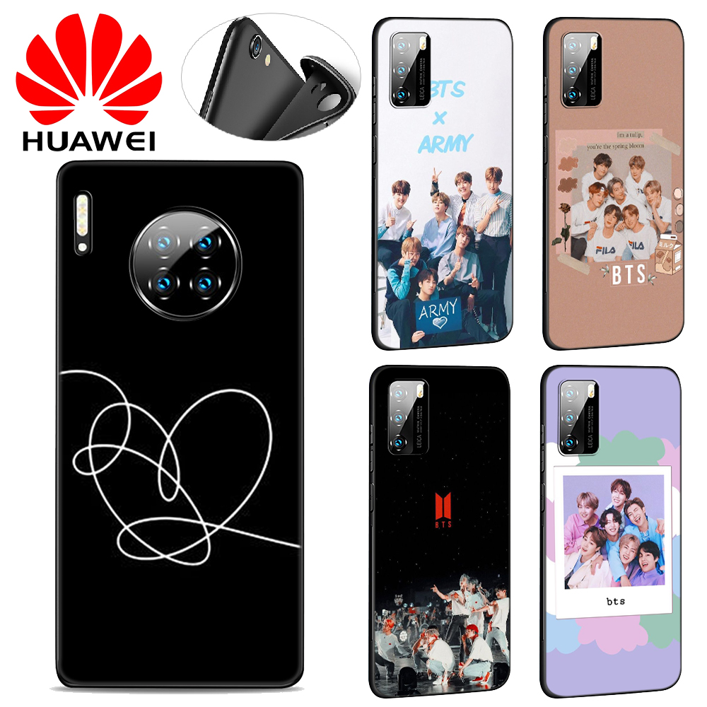 Ốp Điện Thoại Mềm Hình Bts Jk V Rm Jin Suga Jhope Jimin Sh210 Cho Huawei P10 P9 P8 Lite Mini 2017 2016 2015