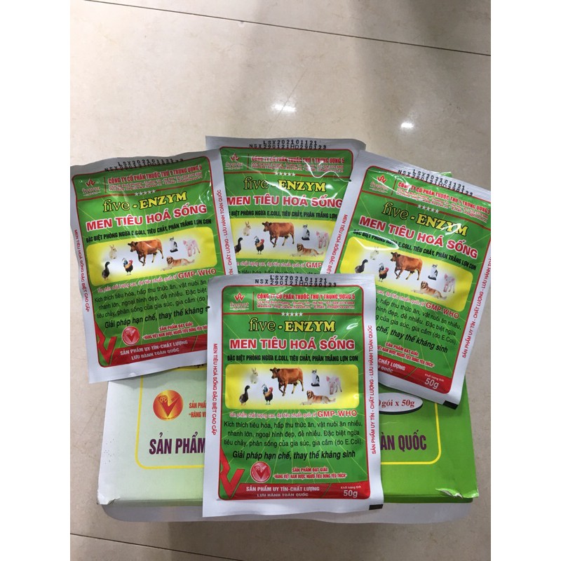 Men tiêu hoá sống  chỉ dùng trong thú y