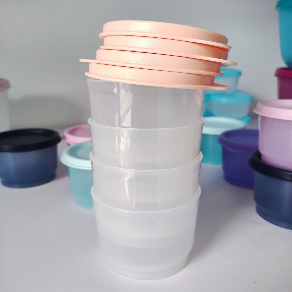 Hộp Snack Cup 140ml Tupperware chính hãng, làm sữa chua, hấp plan, nước mắm