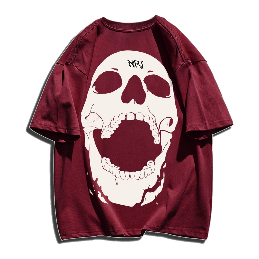 Áo Thun Cotton Ngắn Tay Phong Cách Hiphop Đường Phố Đơn Giản Dễ Phối Đồ Cho Nam Nữ
