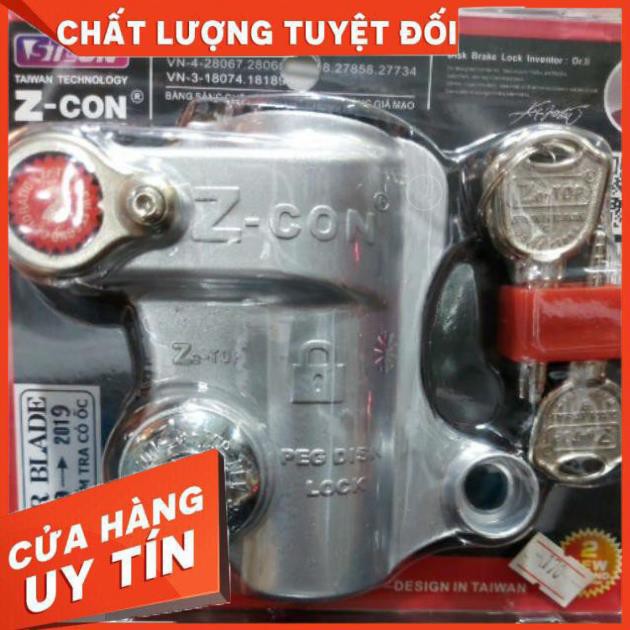 Khóa đĩa chống trộm heo dầu , đĩa thắng trước dòng xe AirBlade