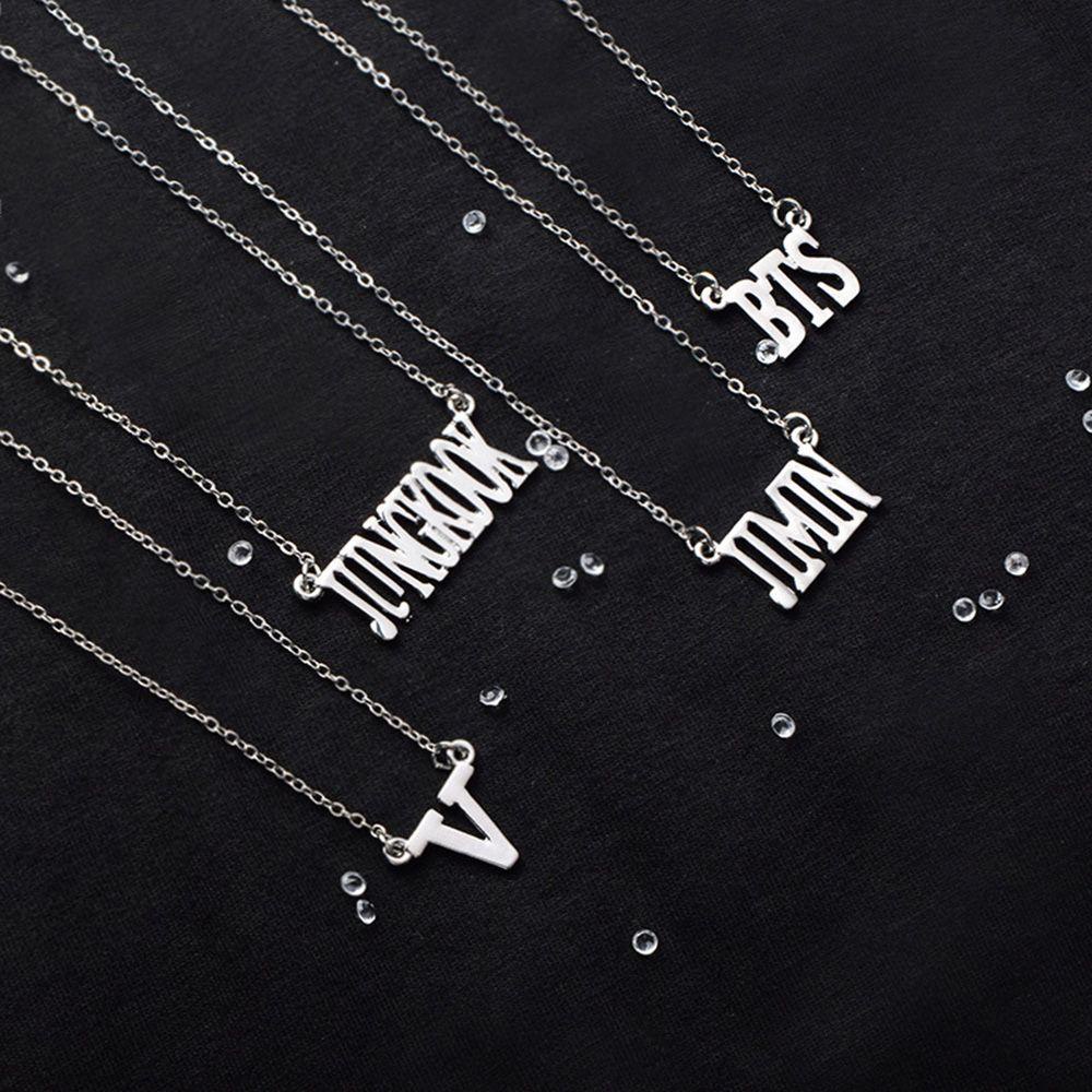 Vòng Cổ Thời Trang KPOP BTS RAP Suga J-Hope JUNG KOOK Charms