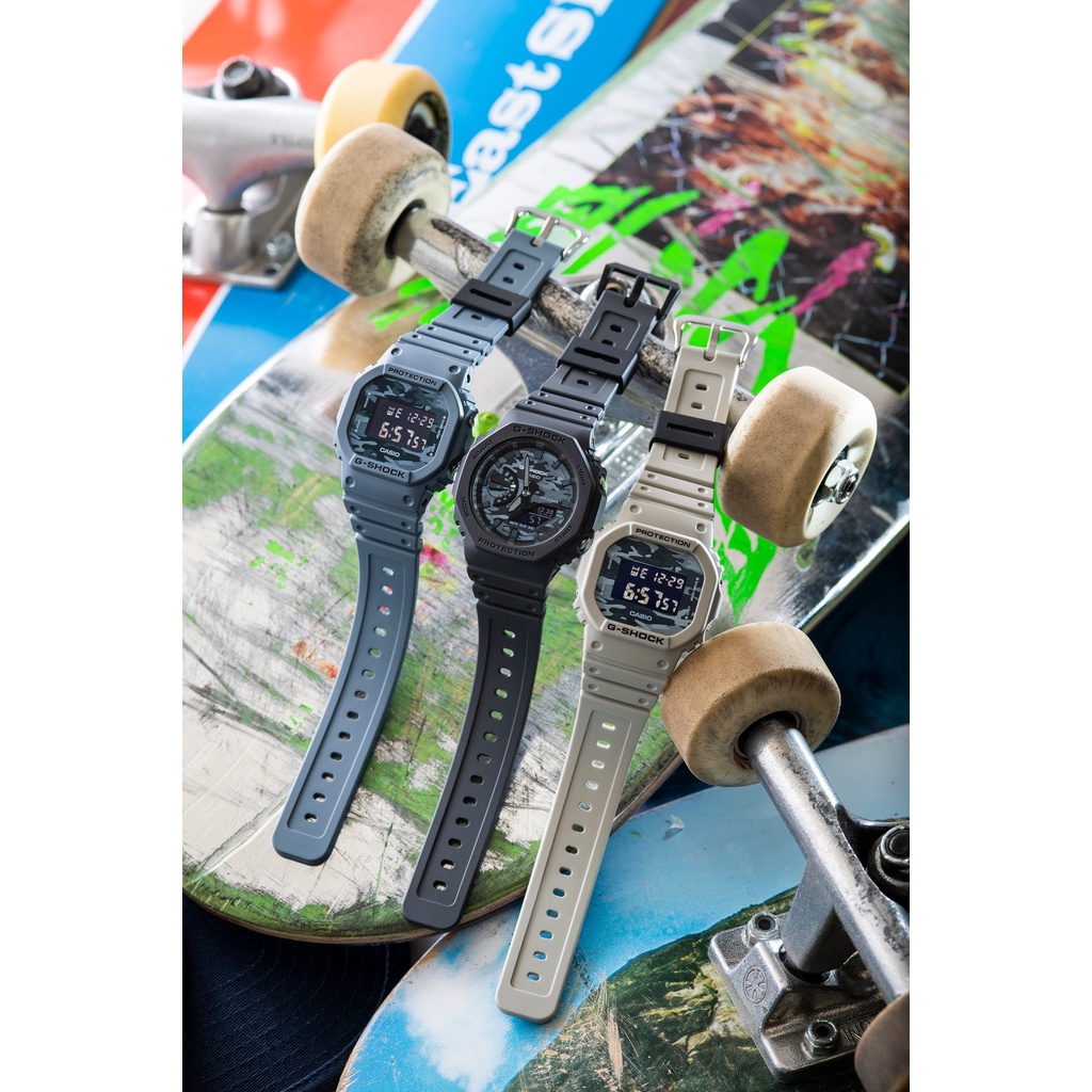 Đồng Hồ Casio Nam Dây Nhựa Chính Hãng GSHOCK DW-5600CA-8DR