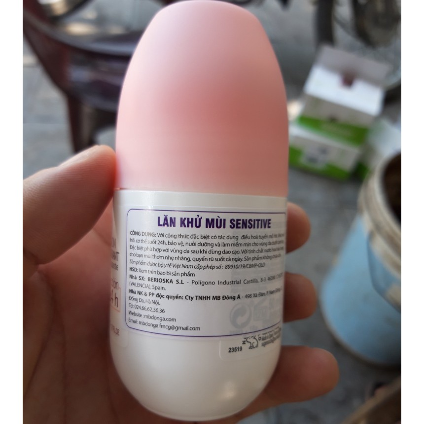 Lăn khử mùi dưỡng da Babaria Deo Roll On nhập khẩu chính hãng Tây Ban Nha 50ml | BigBuy360 - bigbuy360.vn