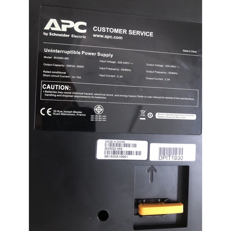 bộ lưu điện APC BV500I-MS like new