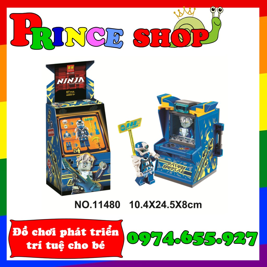 Bộ xếp hình ninjago ss12 - Máy chơi game của Jay (Jay Avatar - Arcade Pod) - Lari 11480 (71715)