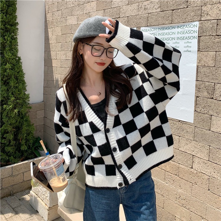 Áo khoác cardigan len dài tay, áo len nữ mềm mịn GALY VN
