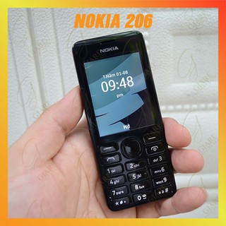 [CHUẨN CHÍNH HÃNG] - Điện thoại Nokia 206 2 Sim 2 Sóng chính hãng