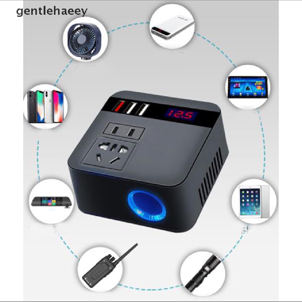 Bộ Chuyển Đổi Nguồn Điện Từ 150W 12V / 24V Sang 110V / 220V Cho Xe Hơi