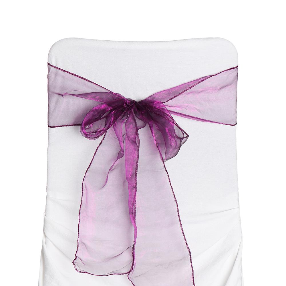Dây Ruy Băng Đeo Chéo 18 * 275cm Bằng Vải Organza Trang Trí Tiệc Cưới