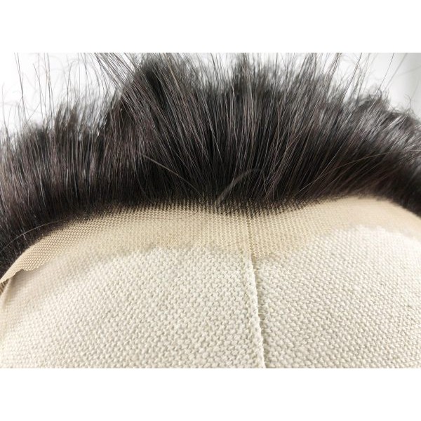 Tóc dán mái hói chữ M lưới Lace-MSP: Bp320-SL: 1 Miếng