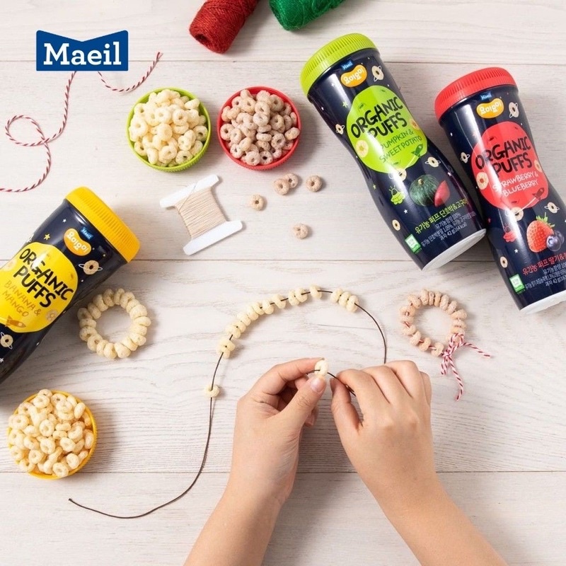 Bánh ăn dặm Organic Yommy Yommy 8m+ hộp 42g