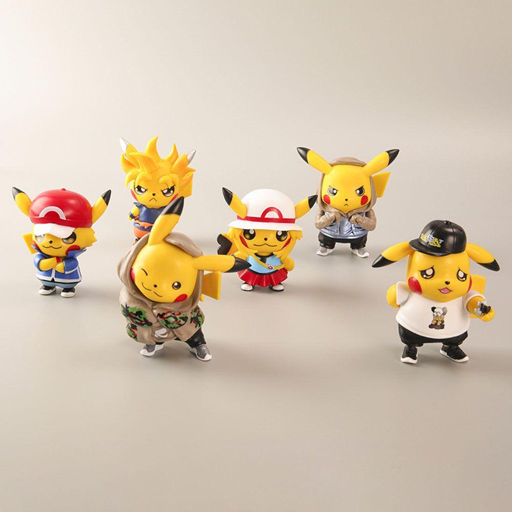 Mô Hình Pikachu Mặc Quần Áo Dễ Thương