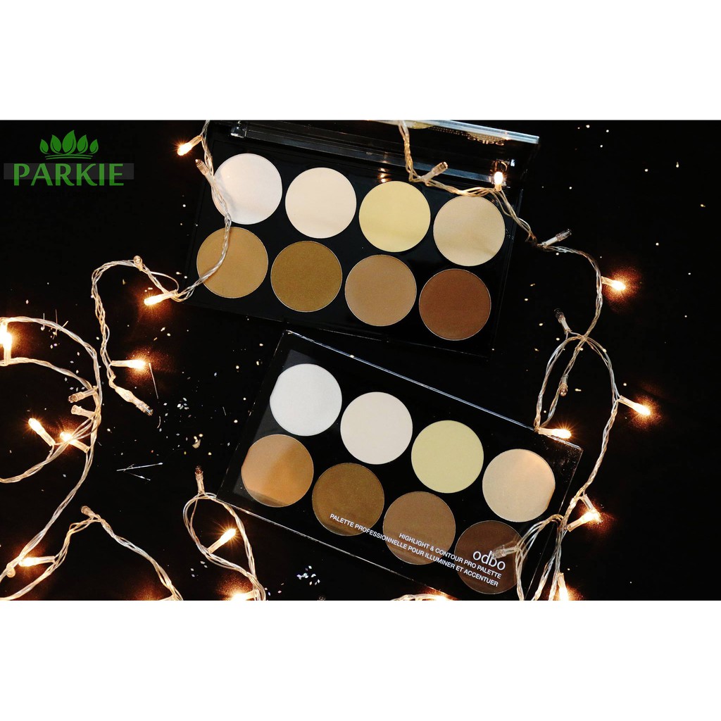 Phấn Tạo Khối 8 Màu ODBO Highlight & Contour Pro Palette. | WebRaoVat - webraovat.net.vn