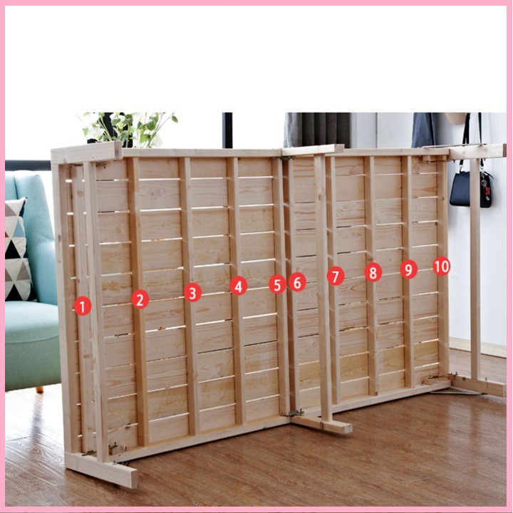 RE0555MAU80 - Giường xếp gỗ thông gấp gọn 80x195cm tặng nệm gối - Giường gỗ thông gấp gọn | BigBuy360 - bigbuy360.vn