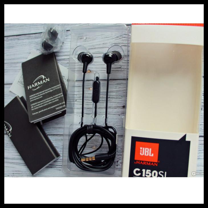 Tai Nghe Nhét Tai Jbl C150Si Có Mic Màu Đen C100Si