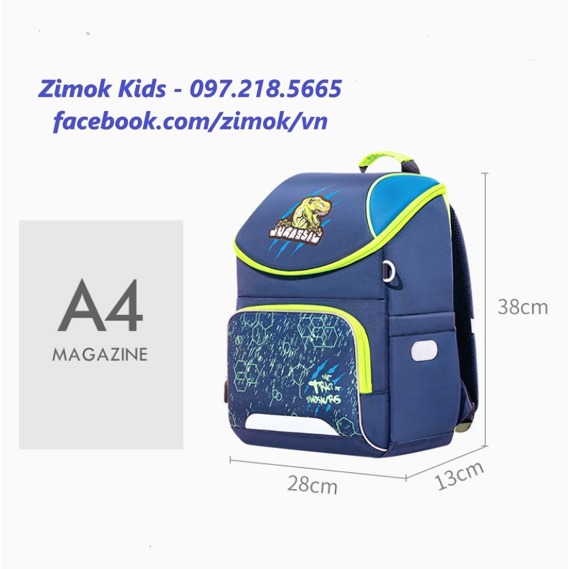 Balo chống gù UEK chính hãng siêu nhẹ 2021 cho bé trai tiểu học từ 25kg full box tặng kèm hộp bút đồng bộ