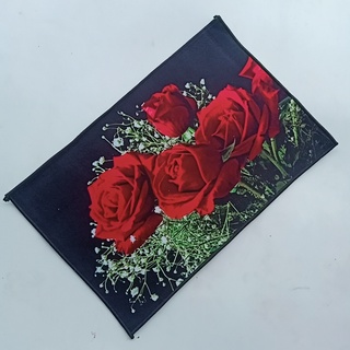 Thảm chùi chân 3D mẫu hoa mới về nhiều hàng nhiều màu đep KT 40x60cm giá18000đ