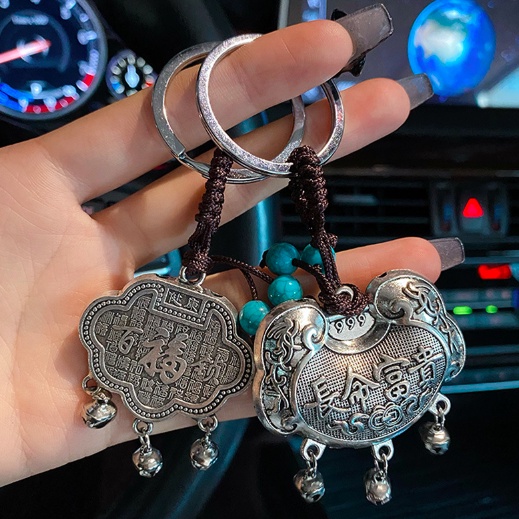 Móc khóa may mắn bình an: mèo thần tài, túi vàng ... may mắn tài lộc bình an Ráp dùng làm móc chìa khóa, túi, ví, balo