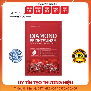 [CHÍNH HÃNG] Mặt Nạ Dưỡng Trắng Some By Mi Diamond Brightening Mask Màu Đỏ (Hàn Quốc)