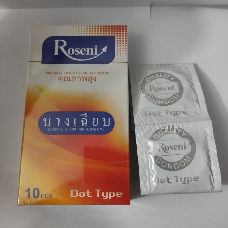 Bao cao su Roseni, Gân gai tăng khoái cảm hộp 10 cái - Chính hãng