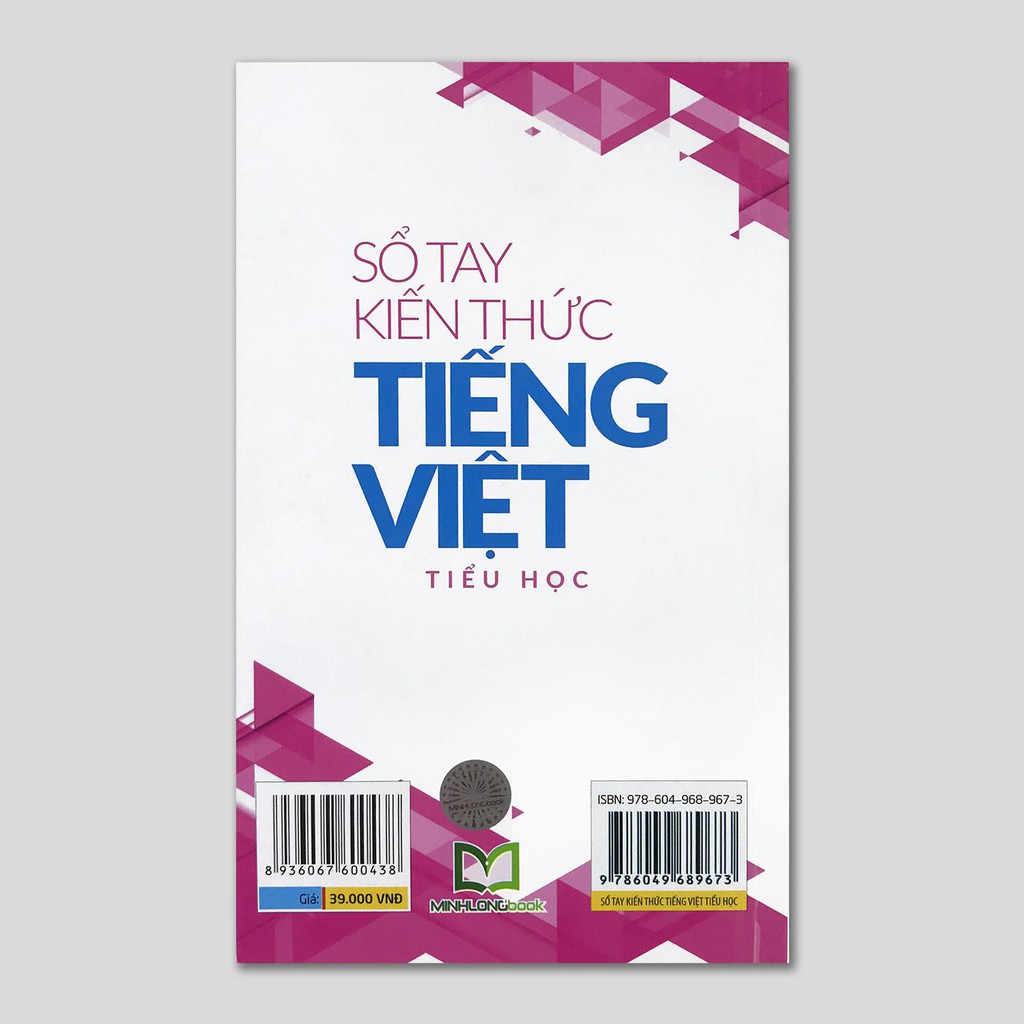Sách - Sổ tay kiến thức Toán + Tiếng Việt + Tiếng Anh dành cho học sinh Tiểu học (Combo 3 cuốn)