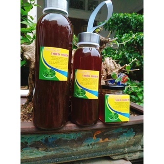 Siro ho húng chanh hand made - nấu từ Thảo mộc thiên nhiên an toàn