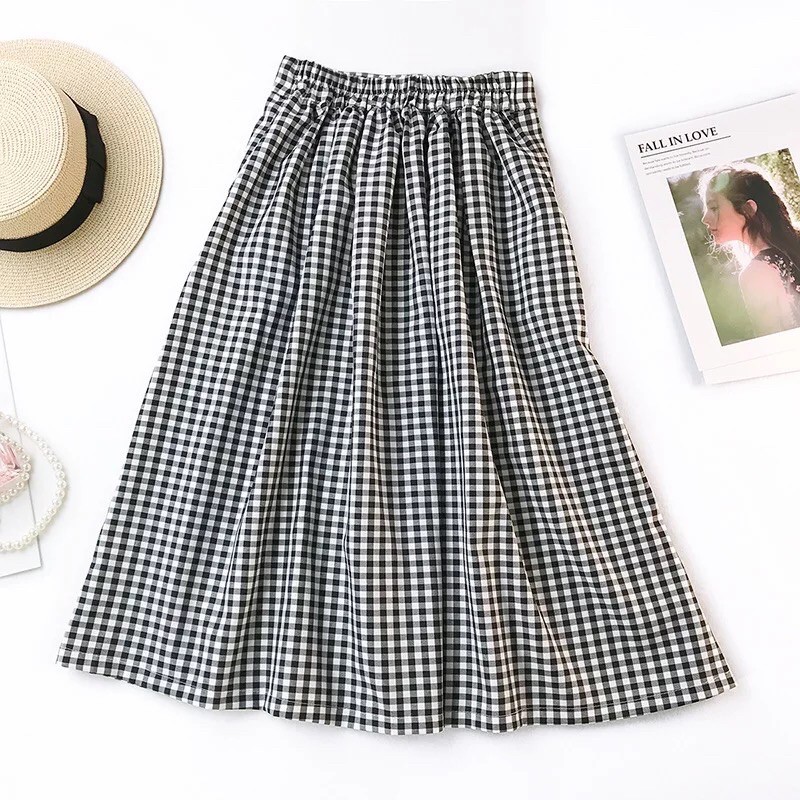 Chân Váy Sọc Caro Đen Trắng | BigBuy360 - bigbuy360.vn