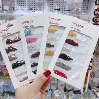 Set dây xích 6 màu trang trí móng