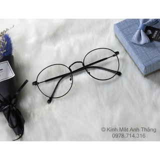 Gọng kính tròn cận 2893 nobita chất liệu kim loại cao cấp không ghỉ