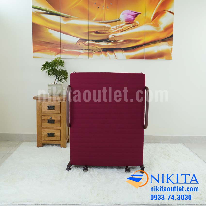 Giường gấp xếp nâng đầu - chính hãng NIKITA - BT65 - Rộng 65 - Dài 190cm - NIKITA OUTLET