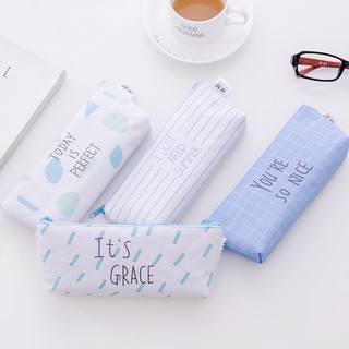 Bóp viết vải canvas dễ thương cho học sinh