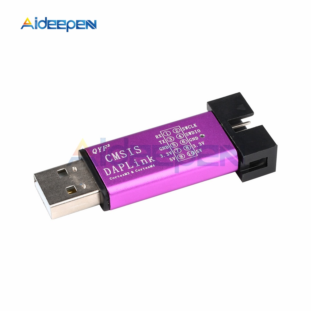 Thiết Bị Hỗ Trợ Đốt Cháy MDK IAR SWD On CMSIS-DAPLink HID Với Dây Cáp 4Pin ST-Link V2