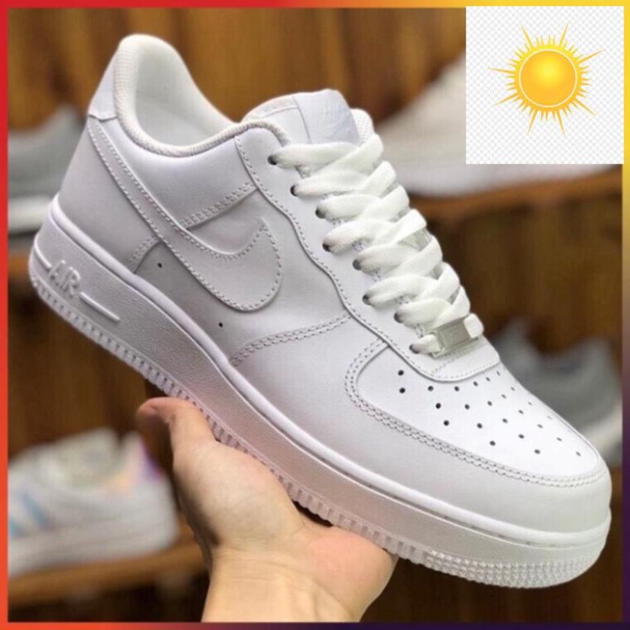 👩‍❤️‍💋‍👩 Giày Thể Thao Nam Nữ Trắng Cổ Thấp Giày Nike Air Force 1 AF 1 Đế Khâu Full Box Bill pi 👩‍❤️‍💋‍👩