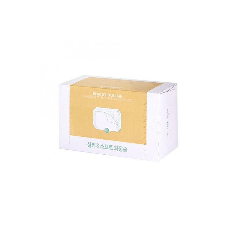 Bông Tẩy Trang TheFaceShop Silky&amp;Soft Facial Pad 80PCS