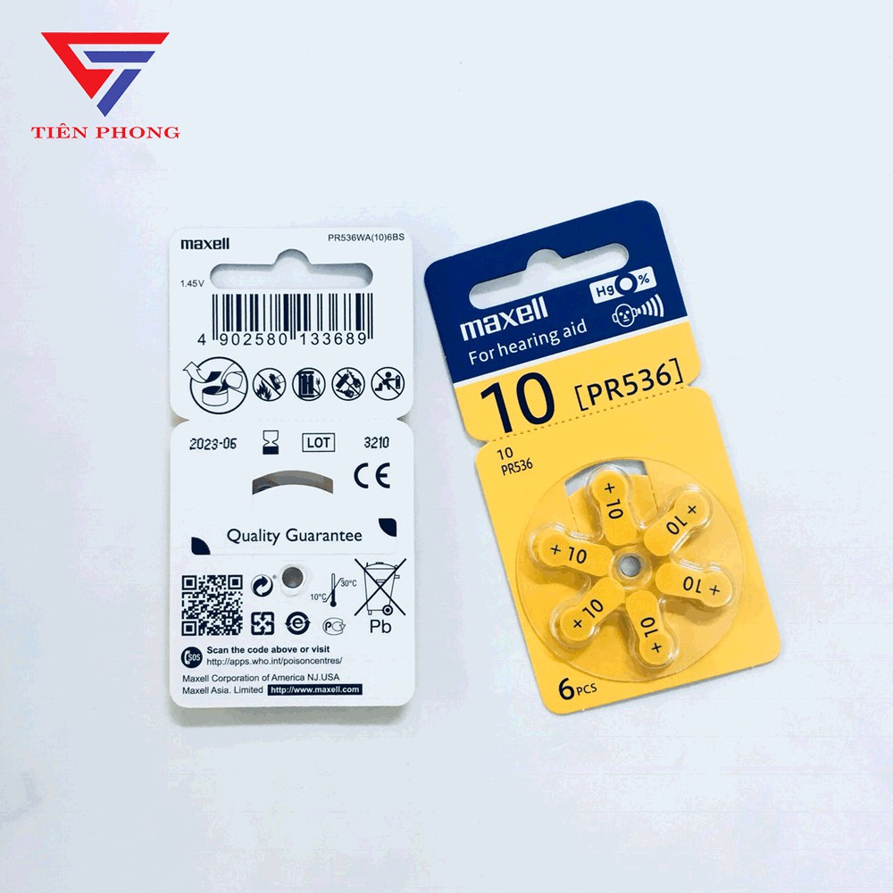 [FULL MÃ] Pin Máy Trợ Thính PR41 (312) / PR44 (675) / PR48 (13) / PR536 (10) 1,45V Rayovac, Maxell Chính hãng