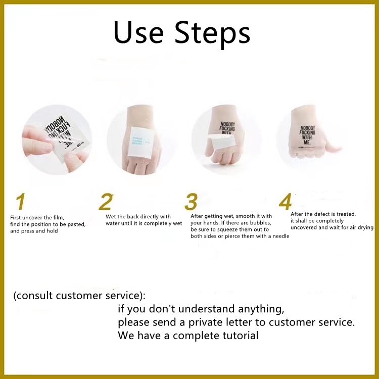Hình Xăm Dán Chống Thấm Lâu Trôi Hình Hoạt Hình Phong Cách Hàn Quốc Đáng Yêu 1 Cái