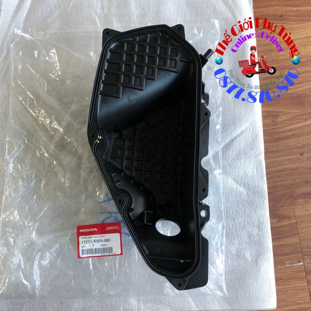 Đế - hộp lọc gió pô e Vario - Click - AB 125 Zin honda thái lan - 17225-KWN-980