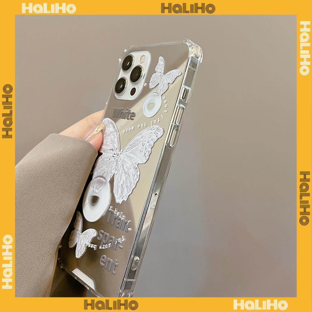 Ốp điện thoại Acrylic tráng gương chống sốc bảo vệ camera thích hợp cho iPhone 11 13 Pro Max 12 Pro Max 7 Plus xr