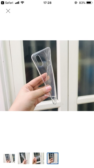 Bộ 2 ốp xilicol trong dày dặn, chống sốc sam sung A10S