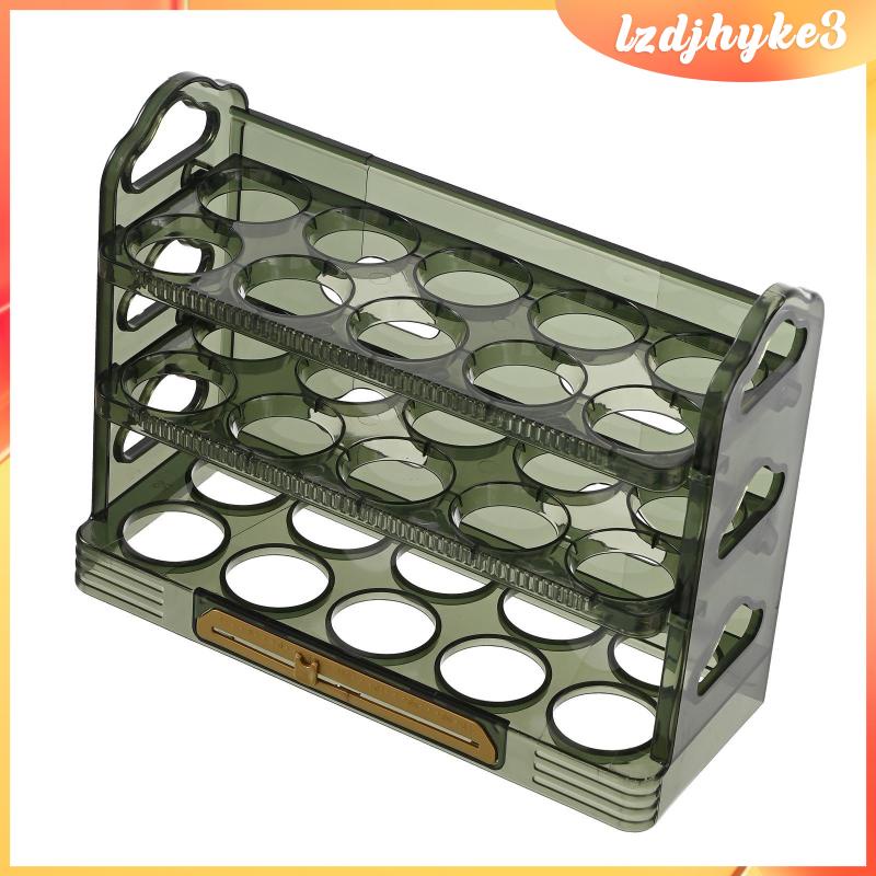 Giá Đỡ Trứng 3 Tầng Có Tay Cầm Tiện Dụng Cho Nhà Bếp lzdjhyke3