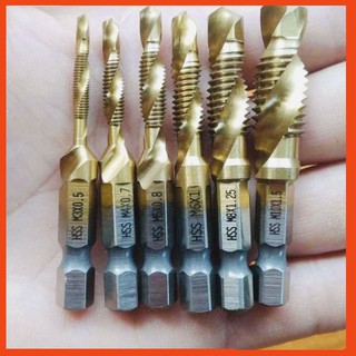 Bộ mũi khoan taro ren 6 cây