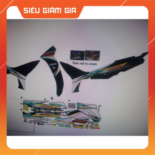 Tem rời sirius R xám đen