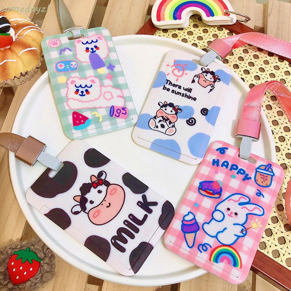 1 Bao Đựng Thẻ Sinh Viên Họa Tiết Hoạt Hình Dễ Thương