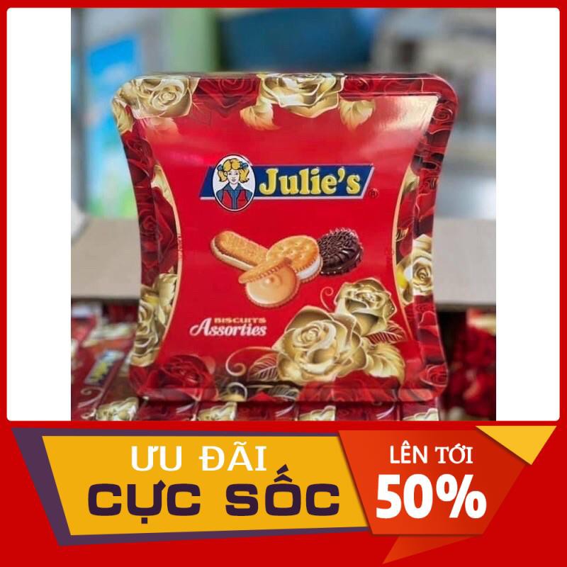 Giá sốc_ [ XSale sôc  ] Bánh Quy Bơ Tổng Hợp Julie's Malaysia 204g